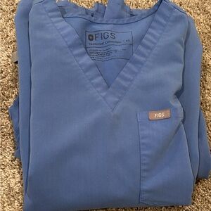 Figs ceil blue scrub set xs top small bottoms